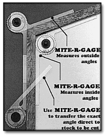 miter cuts, tooling, miter cuts, layout angles, half angle scale, scale diameter